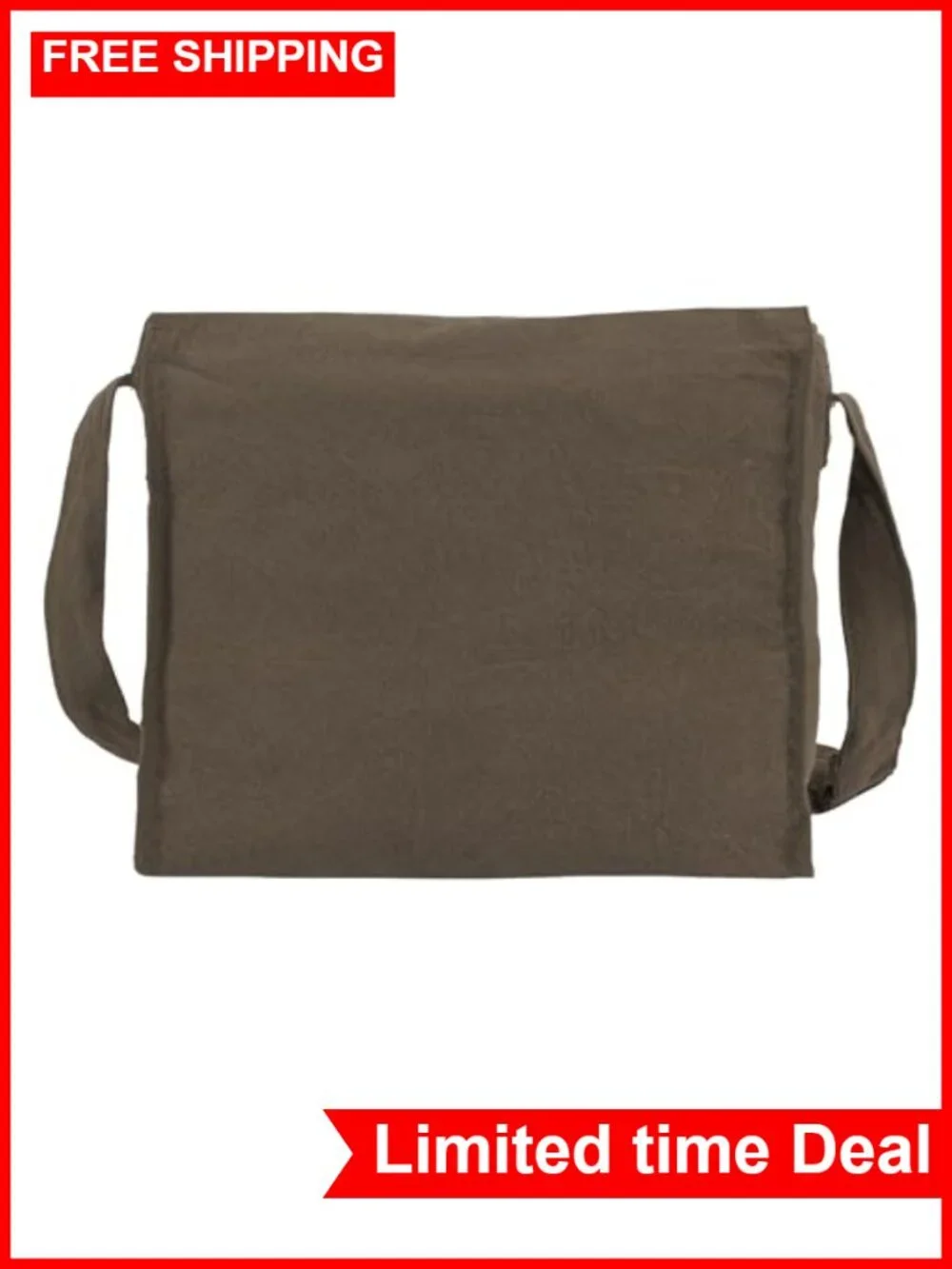 Vintage Canvas Messenger Bag Crossbody EDC Storage 14oz Cotton